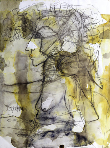 Estudio Para un Torso 1 Watercolor | Vincente Dopico Lerner,{{product.type}}