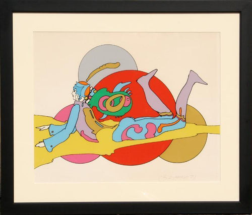 Eternal Bubble Dance Screenprint | Peter Max,{{product.type}}