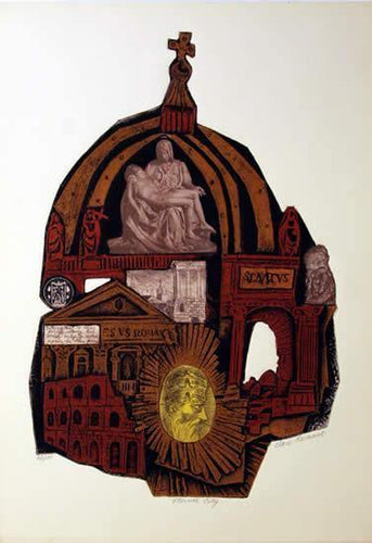 Eternal City II Etching | Clare Romano,{{product.type}}