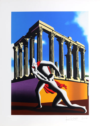 Eternal City Screenprint | Mark Kostabi,{{product.type}}