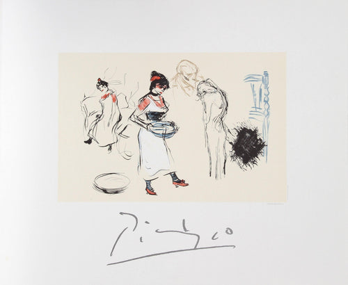 Etude de Personnages Lithograph | Pablo Picasso,{{product.type}}