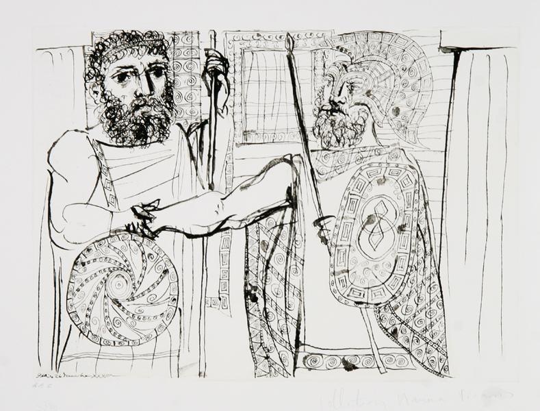 Etude pour Lysistratas Lithograph | Pablo Picasso,{{product.type}}