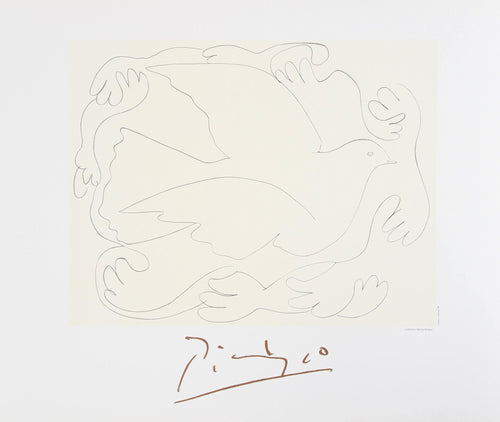 Etudes de Mains et Colombe II Lithograph | Pablo Picasso,{{product.type}}