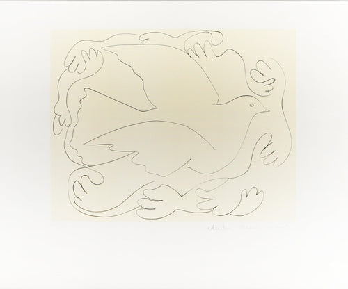 Etudes de Mains et Colombe II Lithograph | Pablo Picasso,{{product.type}}