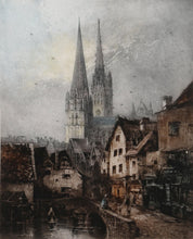 European Cathedral Etching | Camille Arthur Fonce,{{product.type}}