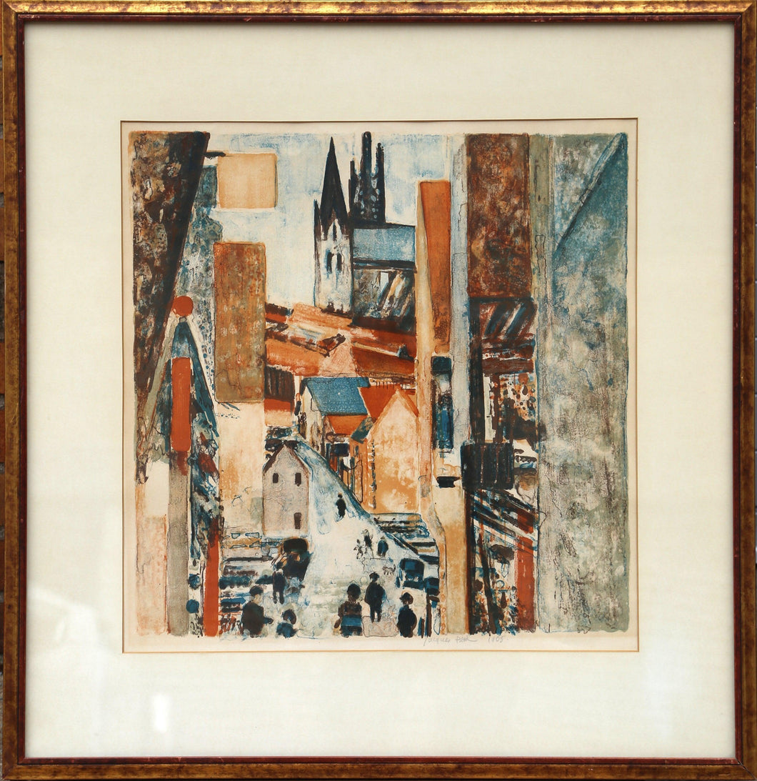 European Street Lithograph | Jacques Petit,{{product.type}}