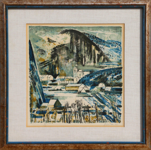 European Village Lithograph | Jacques Petit,{{product.type}}