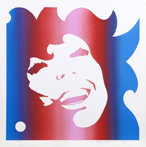 Eve (Blue) Screenprint | Roy Ahlgren,{{product.type}}