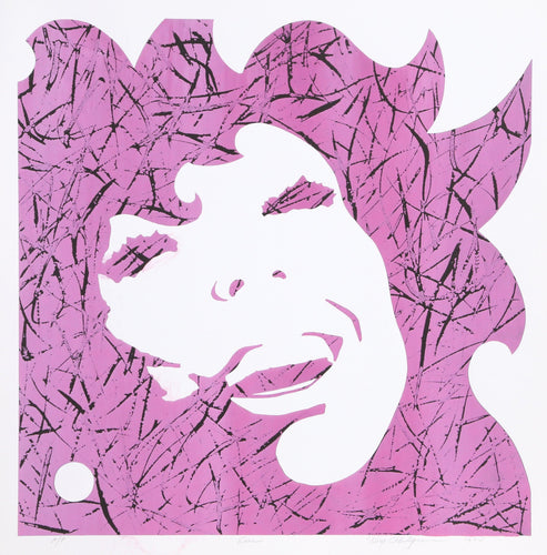 Eve (Pink/Black) Screenprint | Roy Ahlgren,{{product.type}}