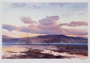 Evening Loon Lake Lithograph | John Joy,{{product.type}}