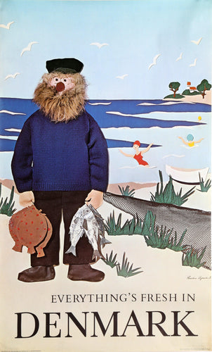 Everything's Fresh in Denmark Poster | Travel Poster,{{product.type}}