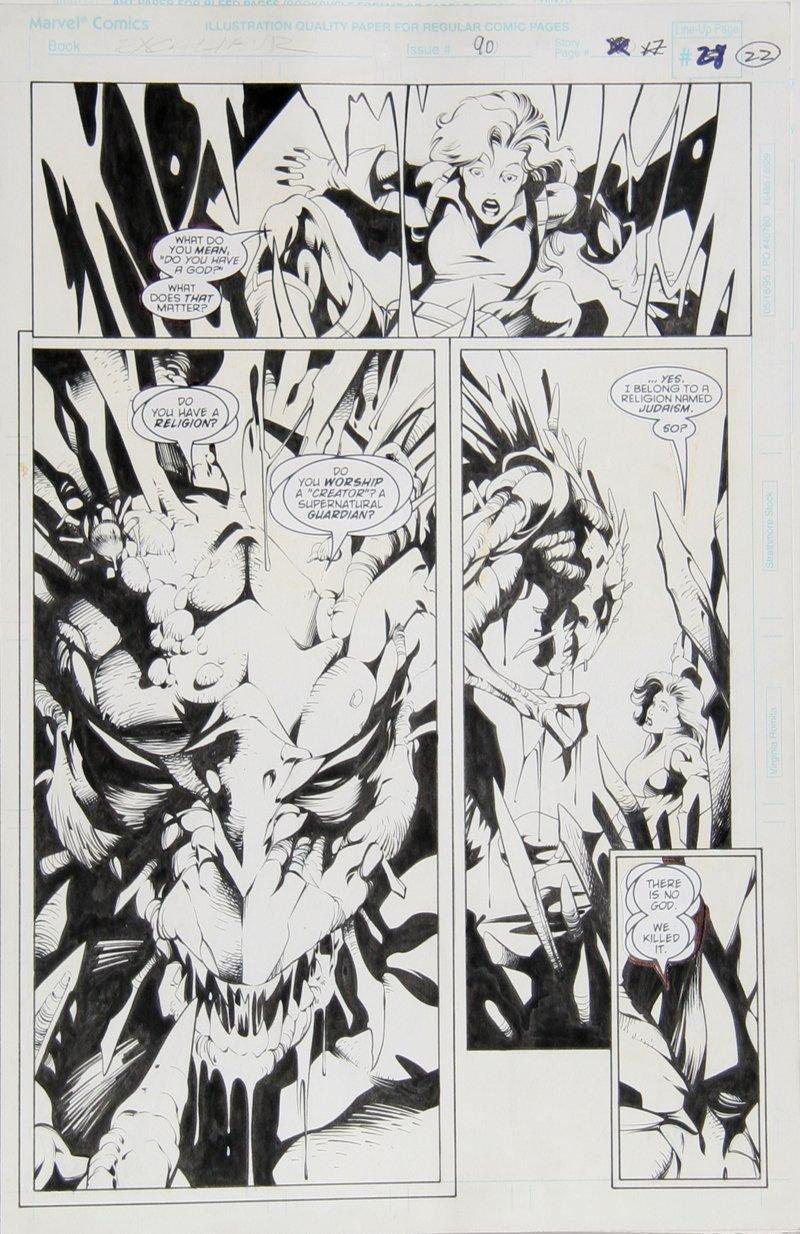 Excalibur, Vol 1 #90, “Blood Eagle”, page 22 Comic Book / Animation | Marvel Comics,{{product.type}}