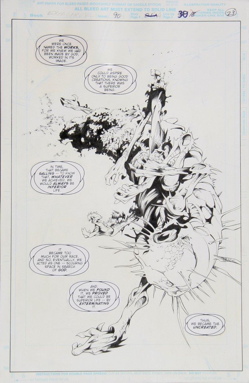 Excalibur, Vol 1 #90, “Blood Eagle”, page 30 Comic Book / Animation | Marvel Comics,{{product.type}}