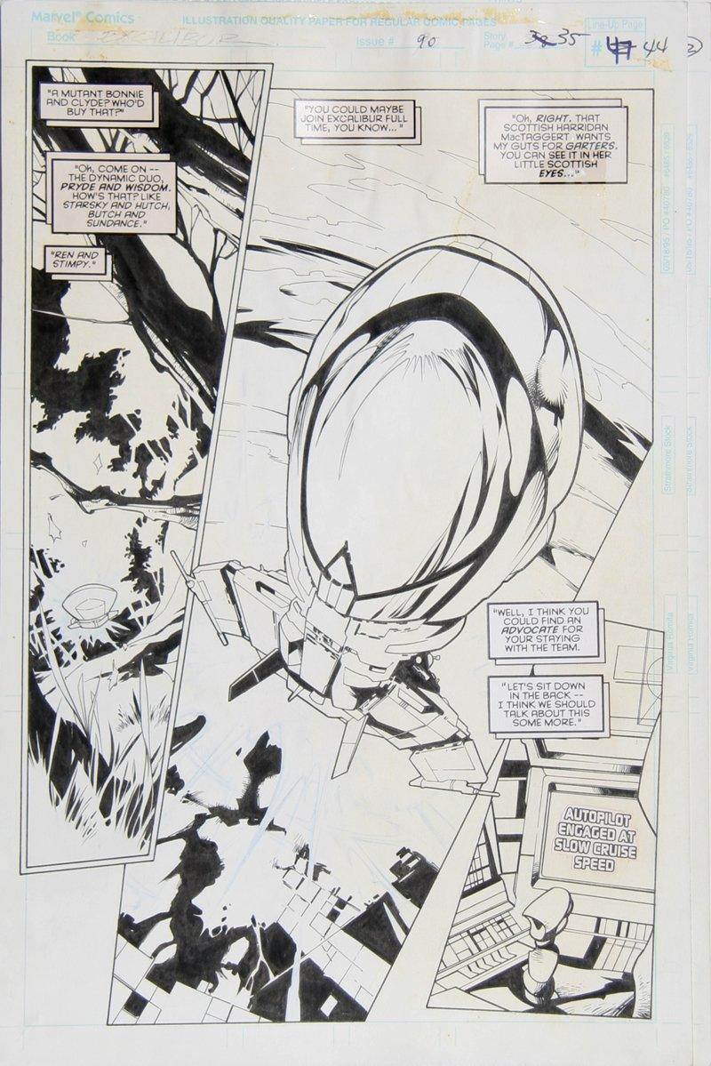 Excalibur, Vol 1 #90, “Blood Eagle”, page 35 Comic Book / Animation | Marvel Comics,{{product.type}}