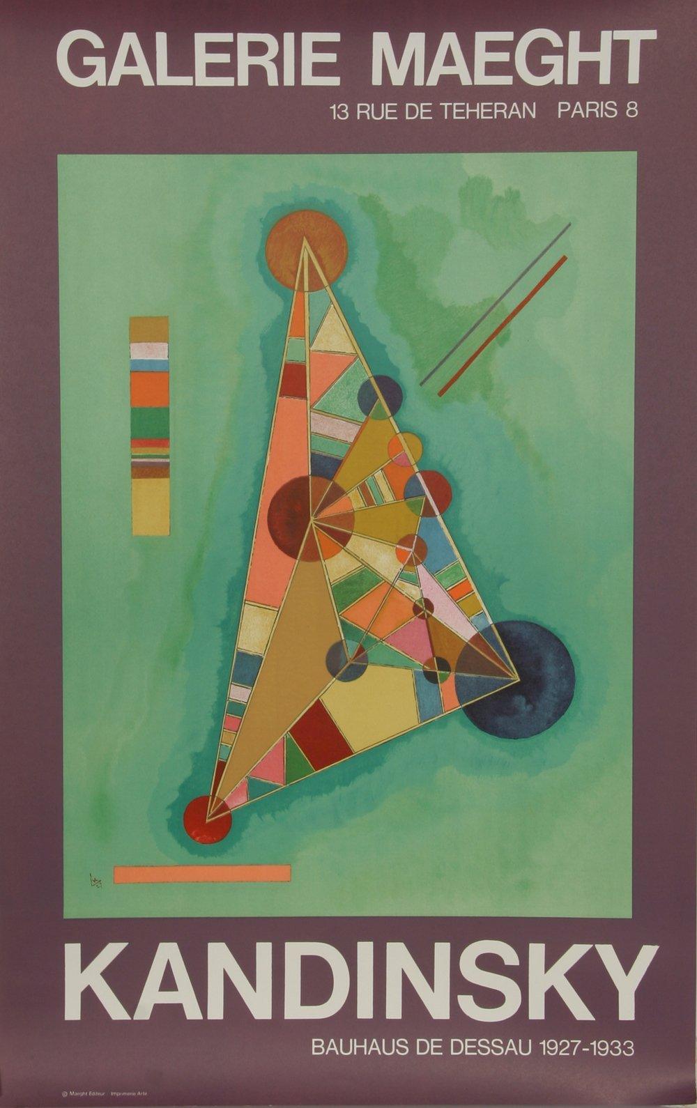 Exhibition at Galerie Maeght Poster | Wassily Kandinsky,{{product.type}}