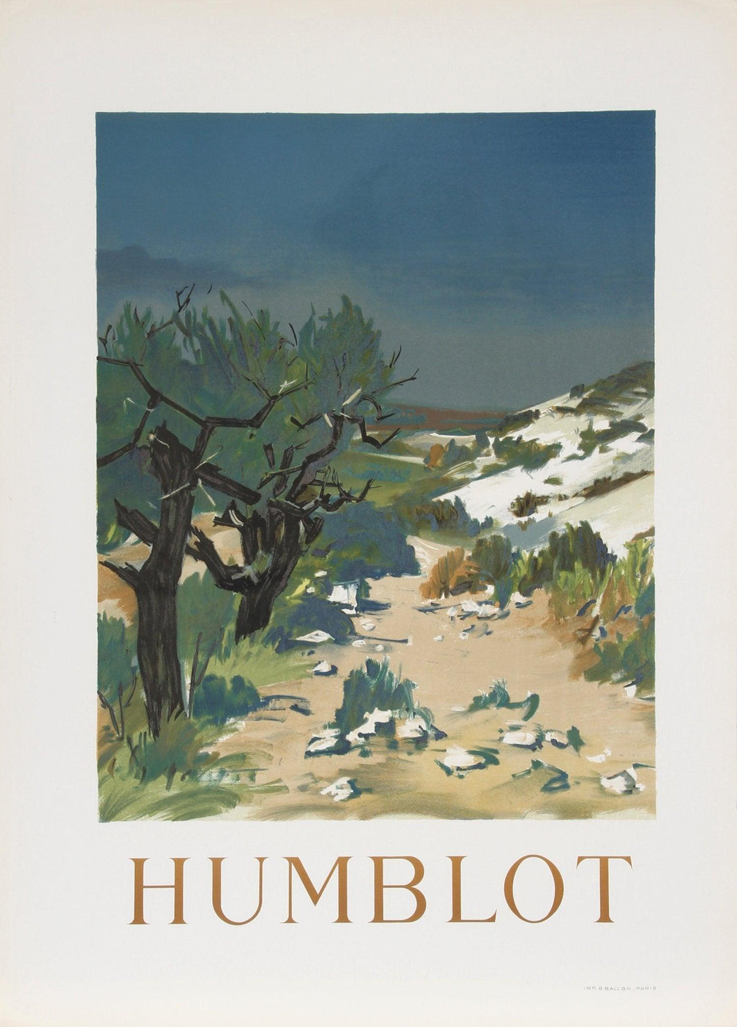 Exhibition Humblot Poster | Robert Humblot,{{product.type}}