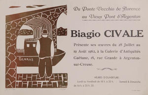 Exhibition Poster - Du Ponte Vecchio de Florence Poster | Biagio Civale,{{product.type}}