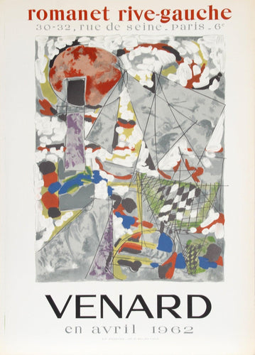 Exhibition Romanet Rive-Gauche Poster | Claude Venard,{{product.type}}