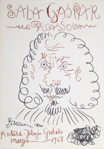 Exhibition Sala Gaspar Poster | Pablo Picasso,{{product.type}}
