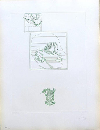 Eye Lizard Etching | Joan Ponc,{{product.type}}