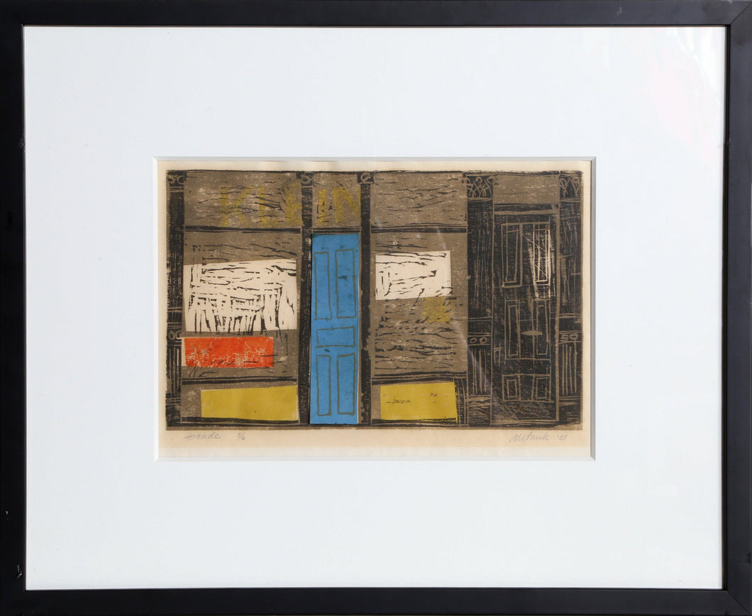 Facade Woodcut | Stanley Mitruk,{{product.type}}