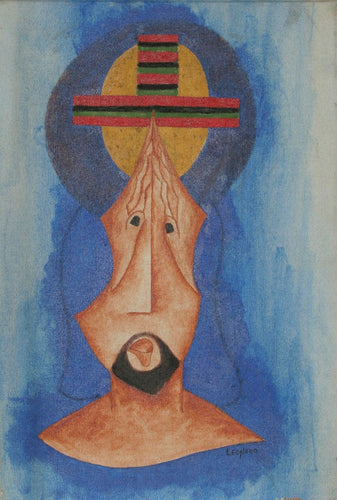 Face in Prayer (10) Oil | John F. Leonard,{{product.type}}