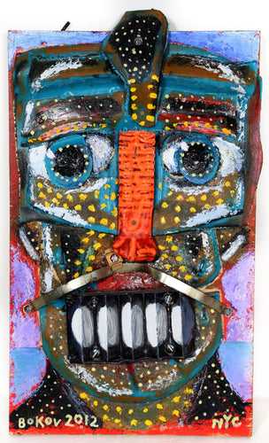Face NYC Mixed Media | Konstantin Bokov,{{product.type}}