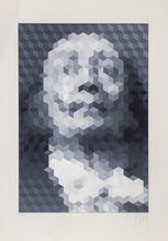 Face of Dali - Grey screenprint | Jean Pierre Vasarely (aka Yvaral),{{product.type}}