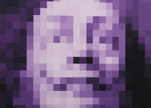 Face of Dali - Purple screenprint | Jean Pierre Vasarely (aka Yvaral),{{product.type}}