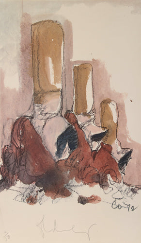 Fagends Carved in Rock, Fagend Canyon (Axsom and Platzker 137) Lithograph | Claes Oldenburg,{{product.type}}