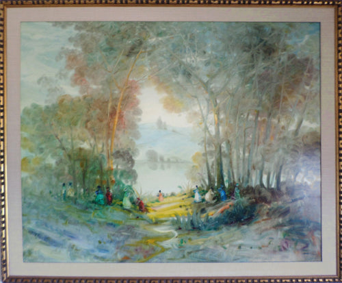 Fall Forest Path Oil | Stefanos Sideris,{{product.type}}