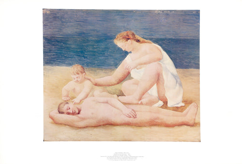 Famille au Bord de la Mer Lithograph | Pablo Picasso,{{product.type}}