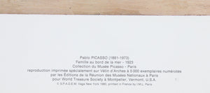 Famille au Bord de la Mer Lithograph | Pablo Picasso,{{product.type}}