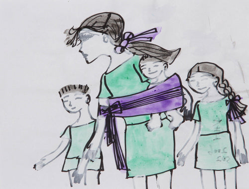 Family (502) Watercolor | Kyu Sun Ariola,{{product.type}}