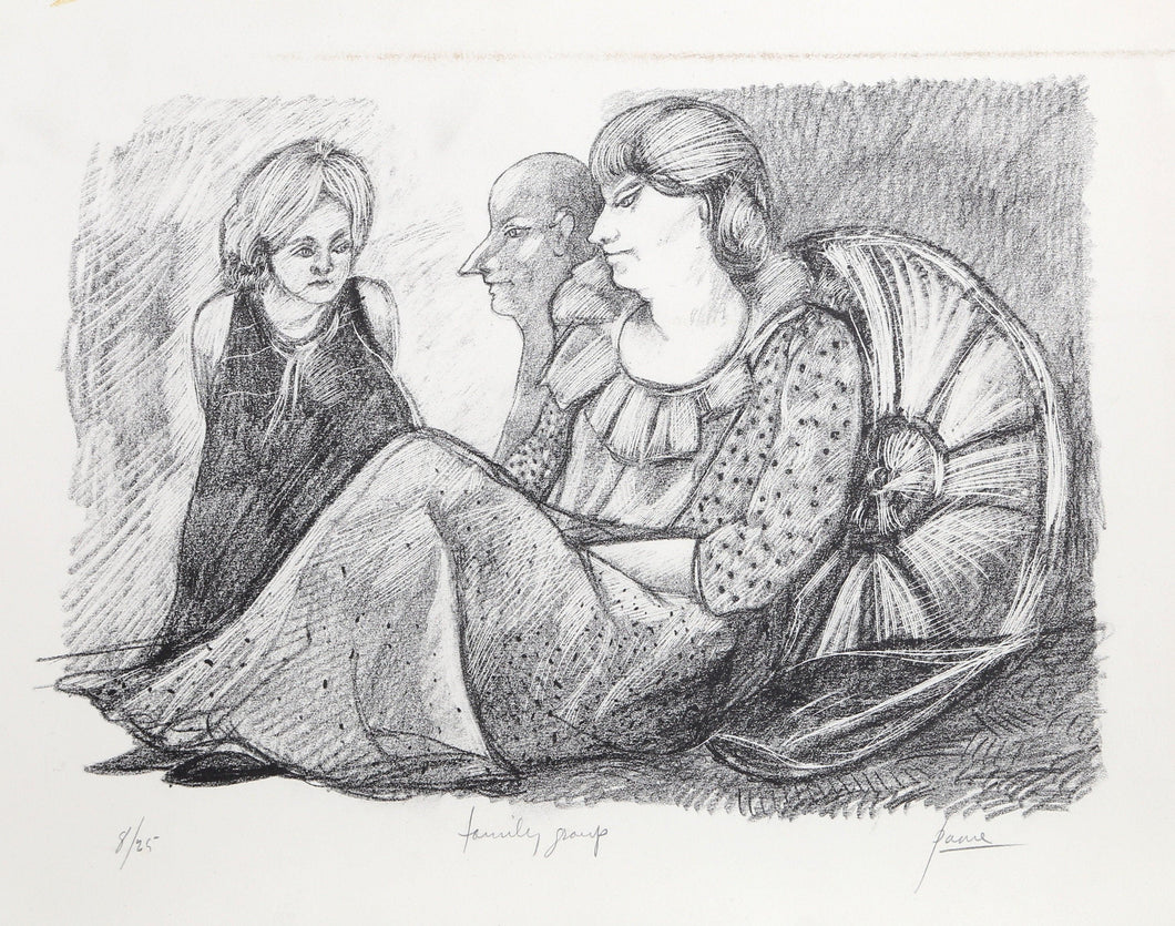 Family Group Lithograph | Peter Paone,{{product.type}}