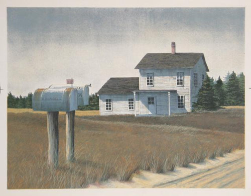 Family Home Lithograph | Helen Rundell,{{product.type}}