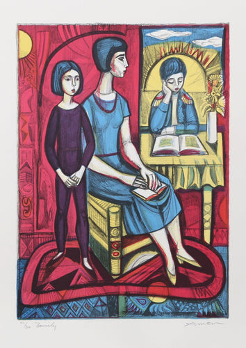 Family Lithograph | Irving Amen,{{product.type}}
