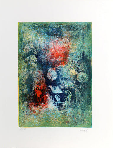 Family Lunch Lithograph | Lebadang (aka Hoi),{{product.type}}