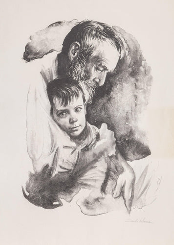 Family Moments Lithograph | Sandu Liberman,{{product.type}}