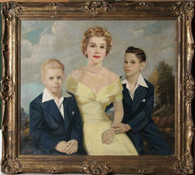 Family Portrait Oil | Wilho Harold Anderson,{{product.type}}