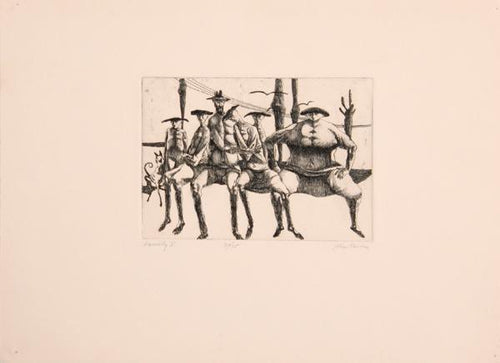 Family V Etching | John Fenton,{{product.type}}