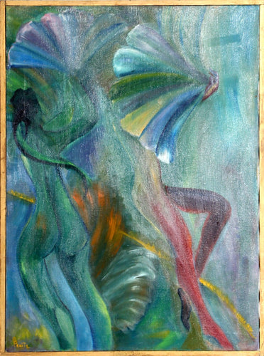 Fan Dancers Oil | Unknown Artist,{{product.type}}