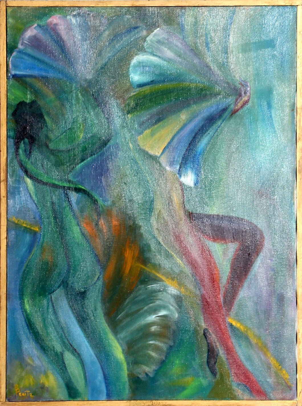 Fan Dancers Oil | Unknown Artist,{{product.type}}