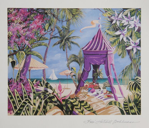 Fantasy Island Screenprint | Shari Hatchett Bohlmann,{{product.type}}