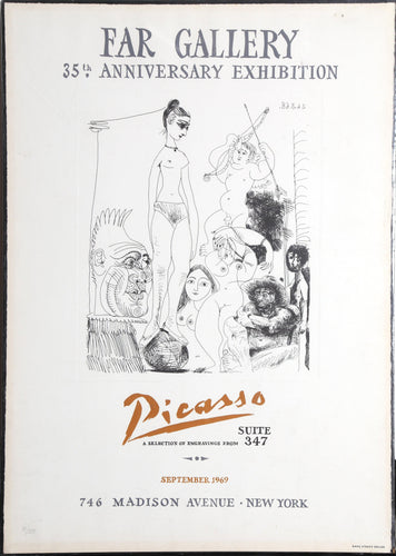 Far Gallery 35th Anniversary Edition - Suite 347 New York Poster | Pablo Picasso,{{product.type}}