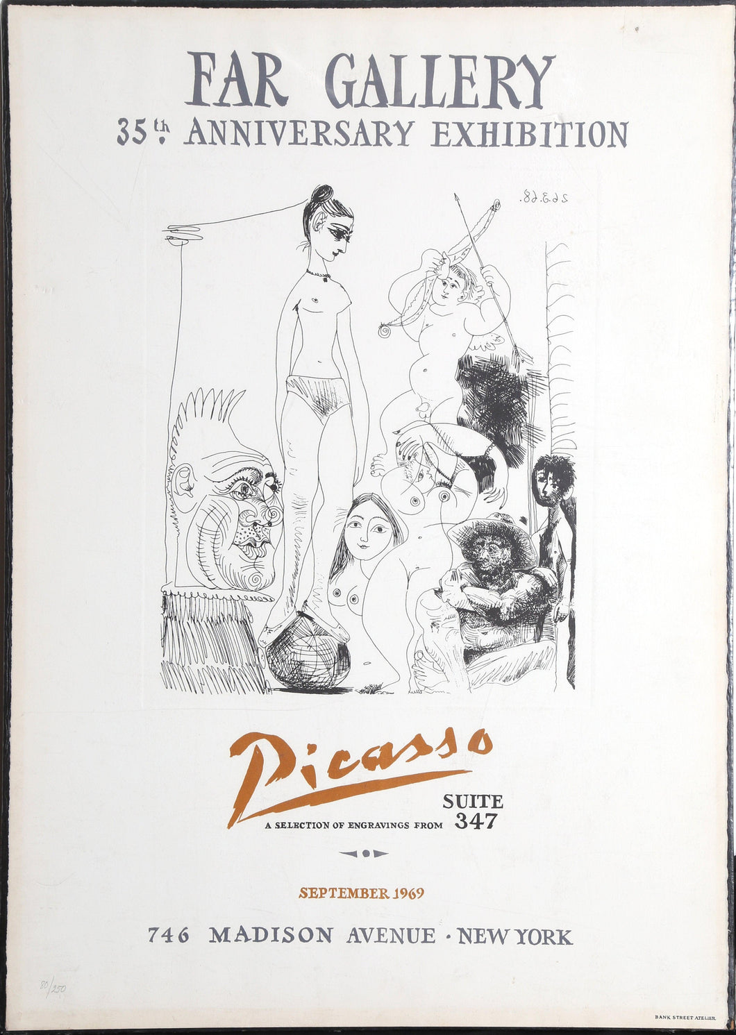 Far Gallery 35th Anniversary Edition - Suite 347 New York Poster | Pablo Picasso,{{product.type}}