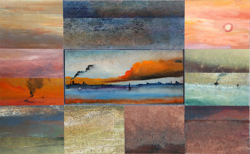 Far Rockaway Seascape Oil | Vladimir German,{{product.type}}