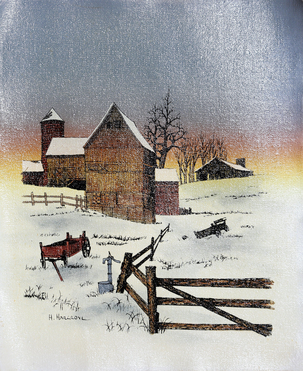 Farmhouse 5 Oil | H. Hargrove,{{product.type}}