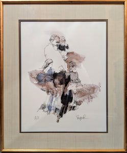 Father and Children Lithograph | Richard Shepard,{{product.type}}