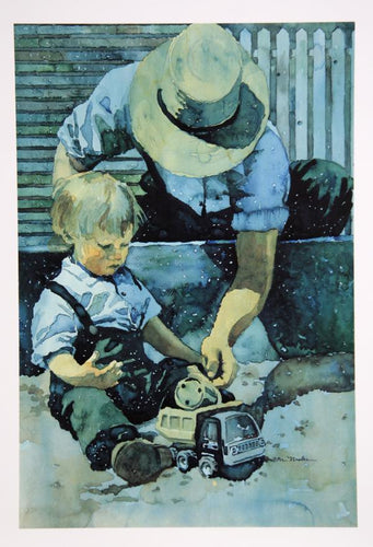 Father and Son Poster | M. Mohr,{{product.type}}